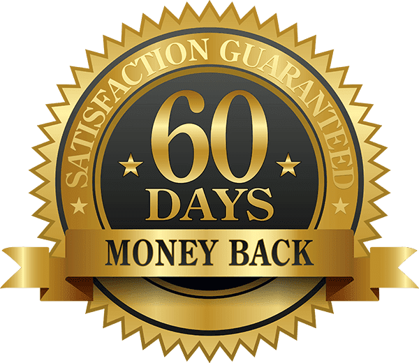 60 Day Money Back Guarantee Badge